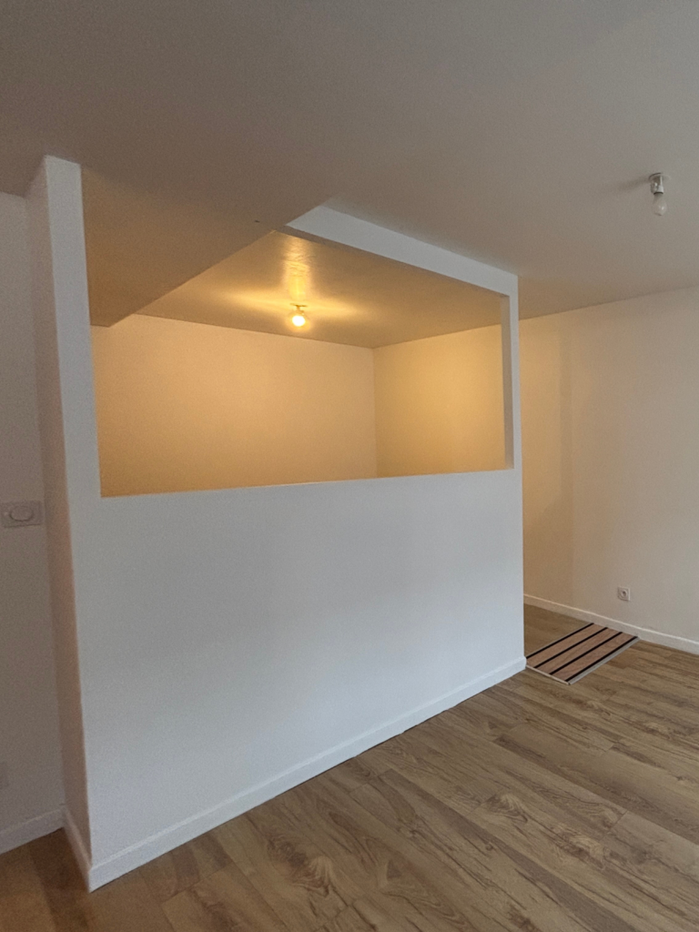 Fabrication d'une mi-cloison - Gorron - Mayenne - placo 